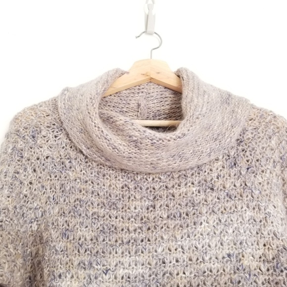 Anthro Elsamanda Mohair Wool Cowl Neck Sweater Med - Picture 4 of 7